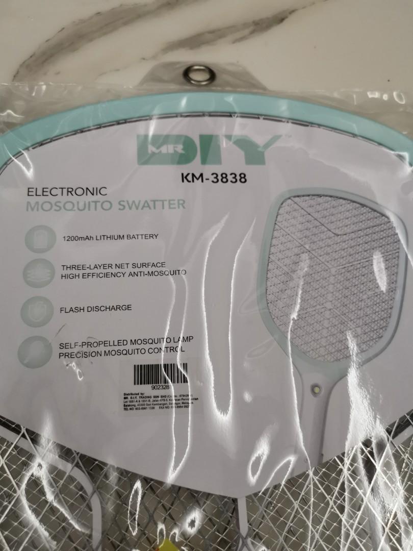 Mr DIY Electronic Mosquito Swatter, Furniture & Home Living, Cleaning ...