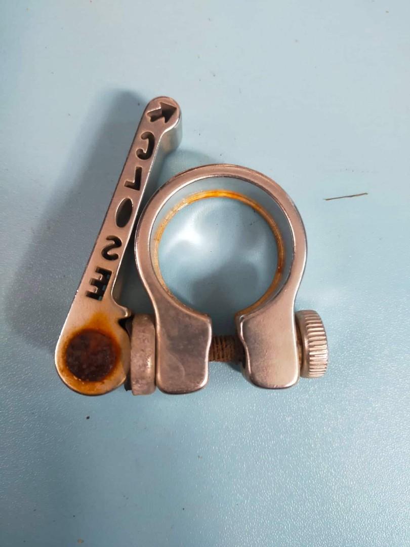 MTB Seat Post Clamp Tube Clip Quick Release (Category: Bicycles) located in Caloocan City. Submitted by tinshaoshop (Listing ID 1167910709, Image 2). Description: From Sweden.