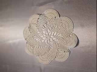 Mum's knitting centre piece place mat