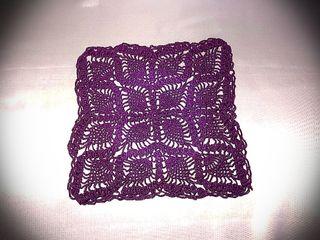 Mum's knitting texture centre piece place mat
