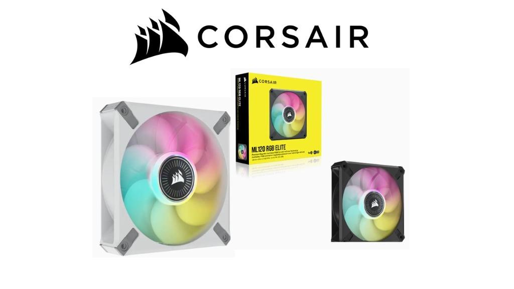 CORSAIR iCUE ML120 RGB ELITE Premium 120mm PWM Magnetic Levitation