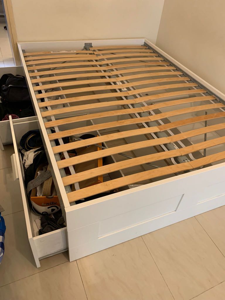 IKEA bed base and frame Carousell