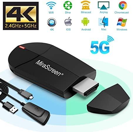 New Wifi Display Dongle 2 4g 5g Wireless 4k Hdmi Display Adapter Mini Mirror Device Support Miracast Airplay Dlna For Android Smartphone Pc Macbook To Tv Monitor Projector Tv Home Appliances Other Home