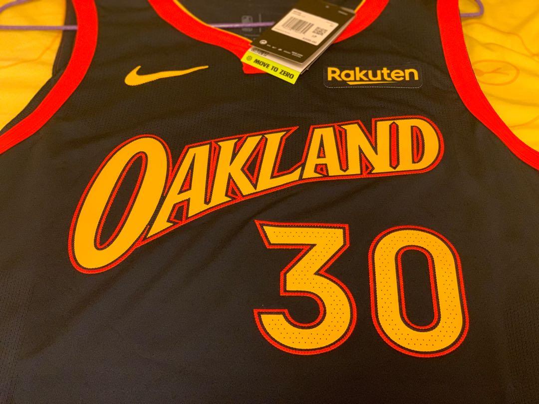 Stephen Curry Golden State Warriors Nike 20-21 Oakland City Swingman Jersey  44/M