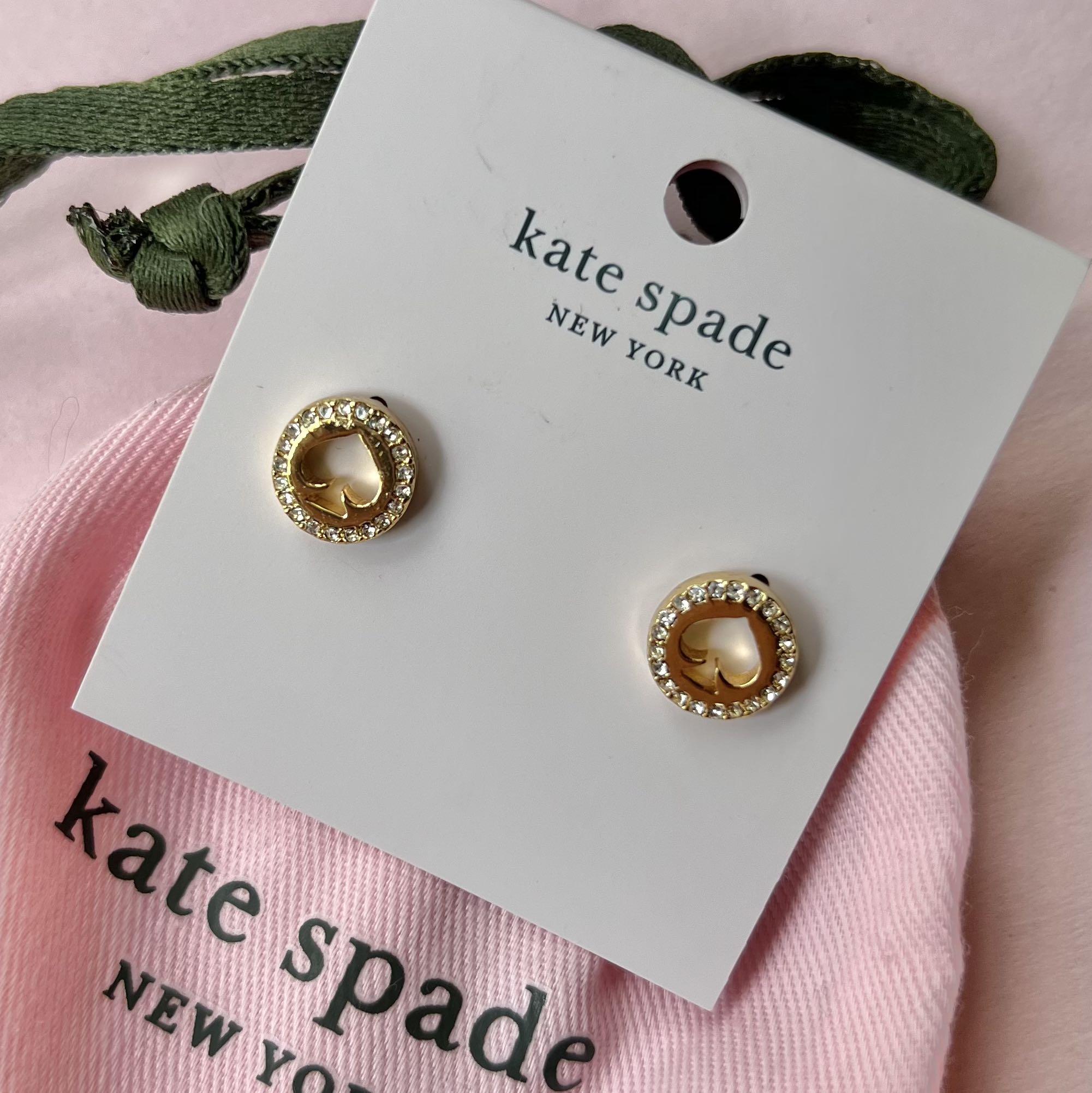 Kate spade spot the spade earrings online