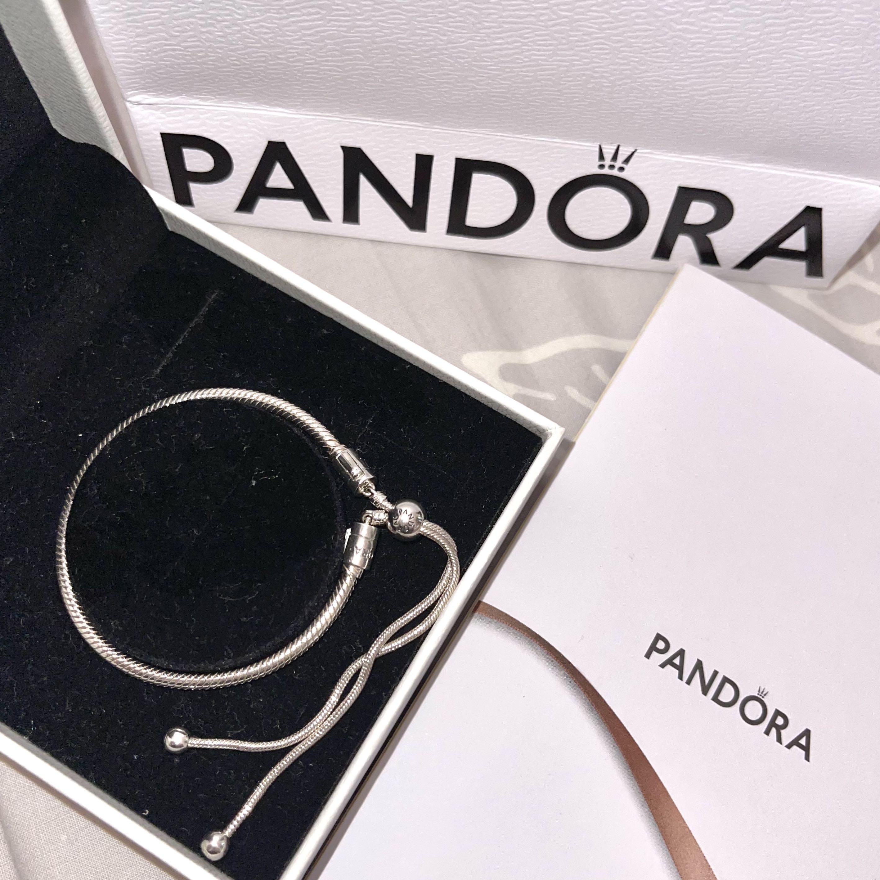 Pandora moments snake top chain slider bracelet