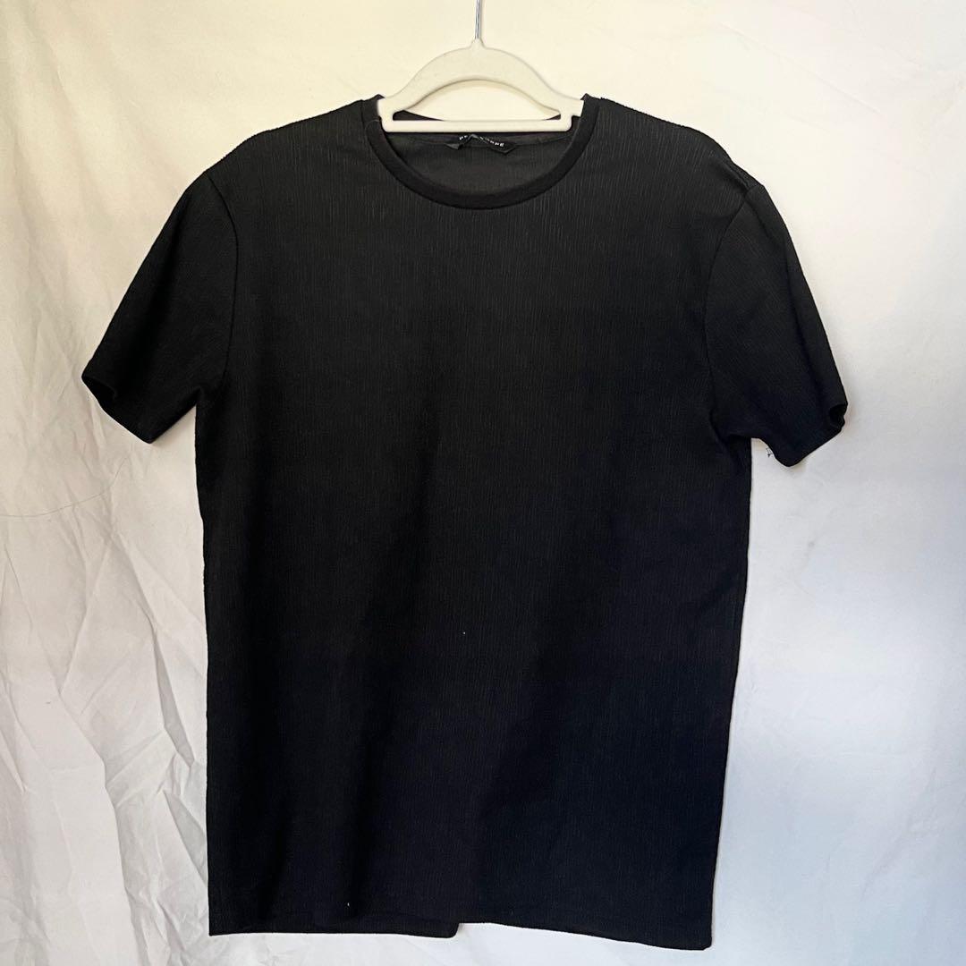 Penshoppe plain hot sale black shirt