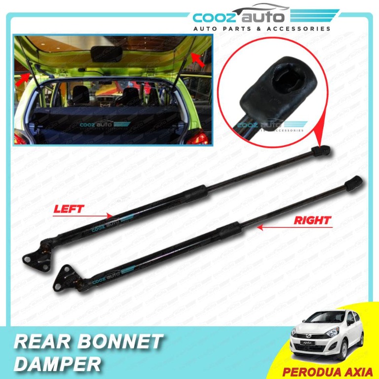 Perodua Axia Rear Bonnet Hood Absorber Damper Gas Lifter, Auto ...