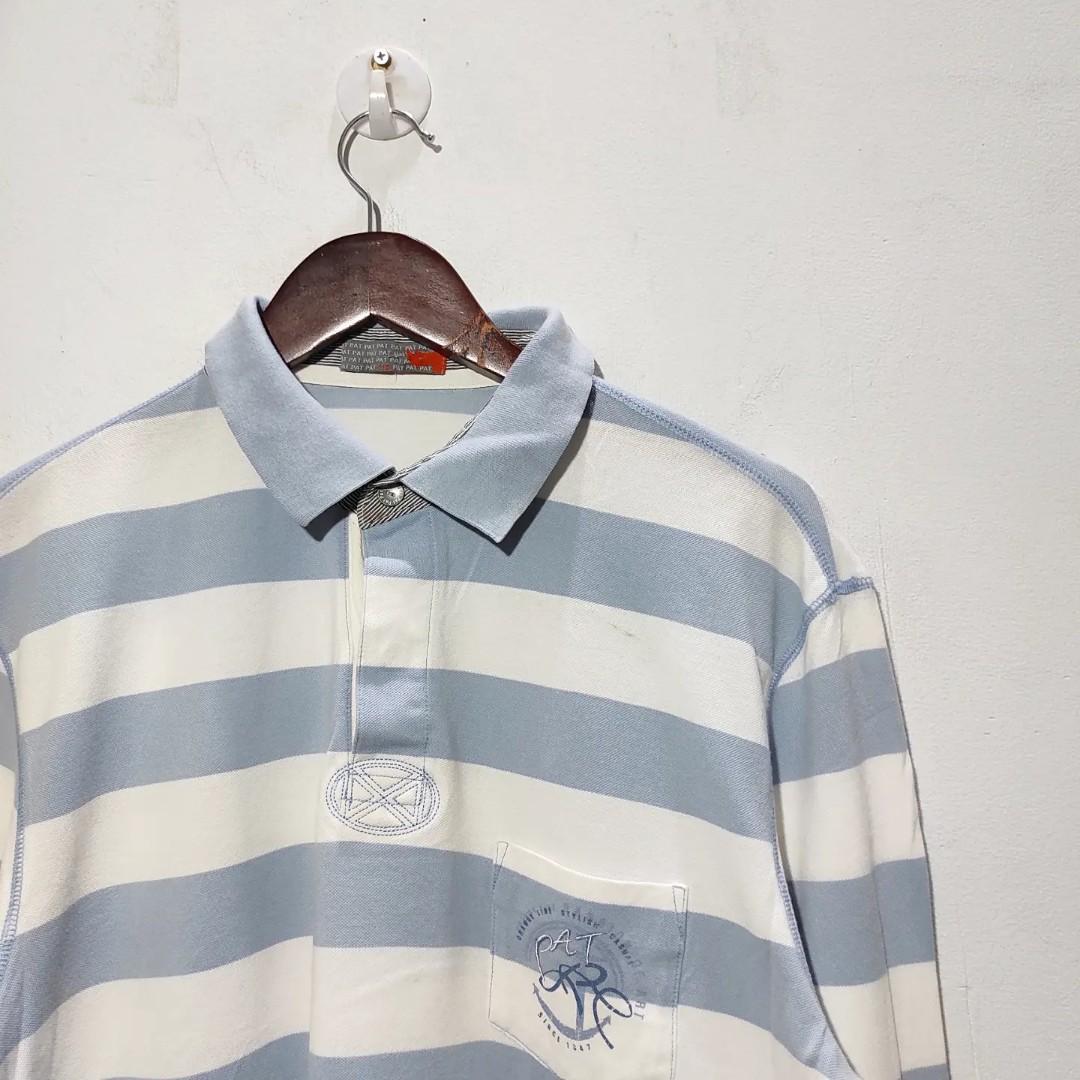 Polo rugby Pat size XL, Fesyen Pria 
