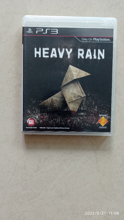 Ps 3 Game Heavy Rain 電子遊戲 電子遊戲 Playstation Carousell