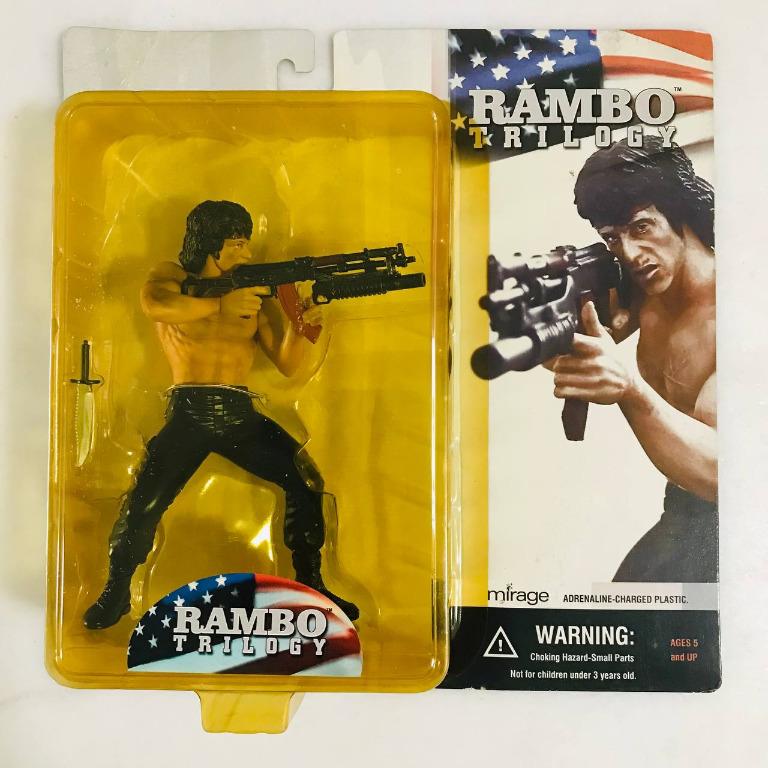 RAMBO TRILOGY MOVIE SERIES FIGURES - SET OF 3 - SUPER RARE, Hobbies ...