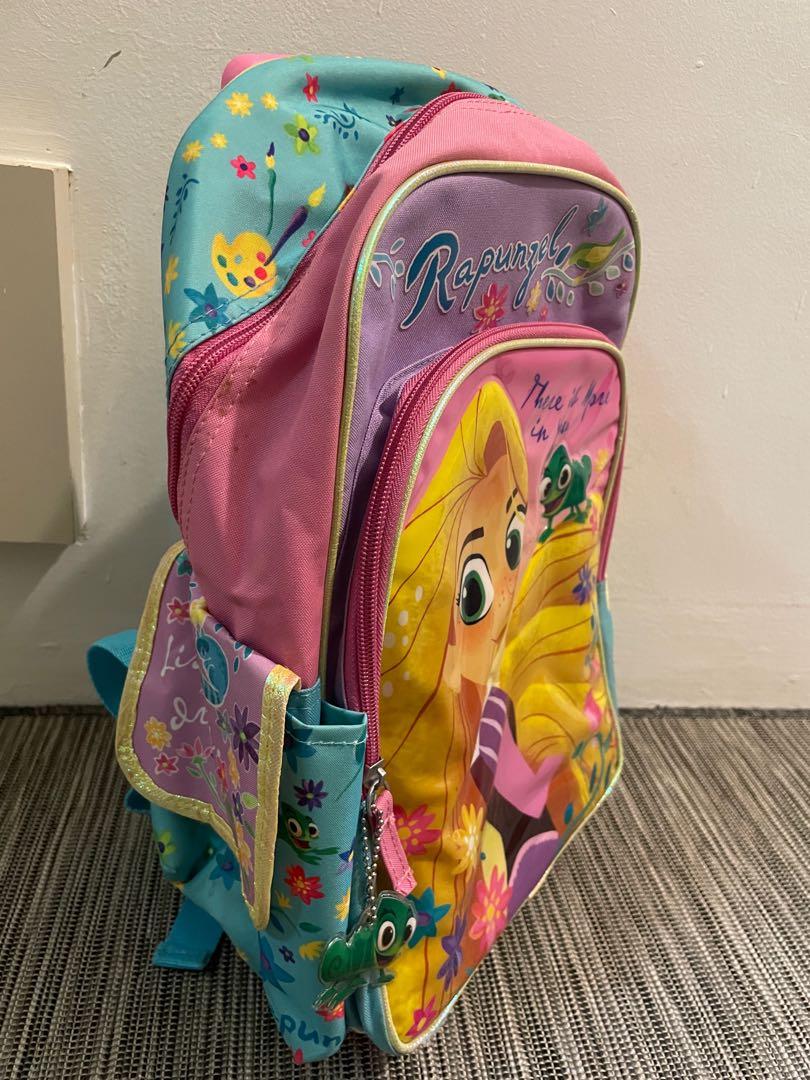 Rapunzel deals school bag