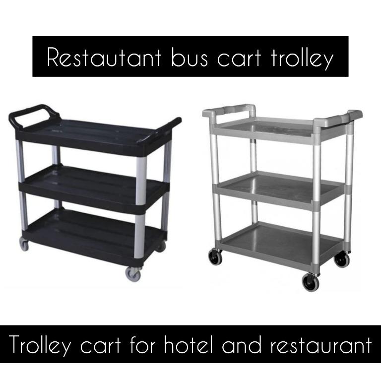 Restaurant bus cart trolley , serving trolley , foodservice trolley