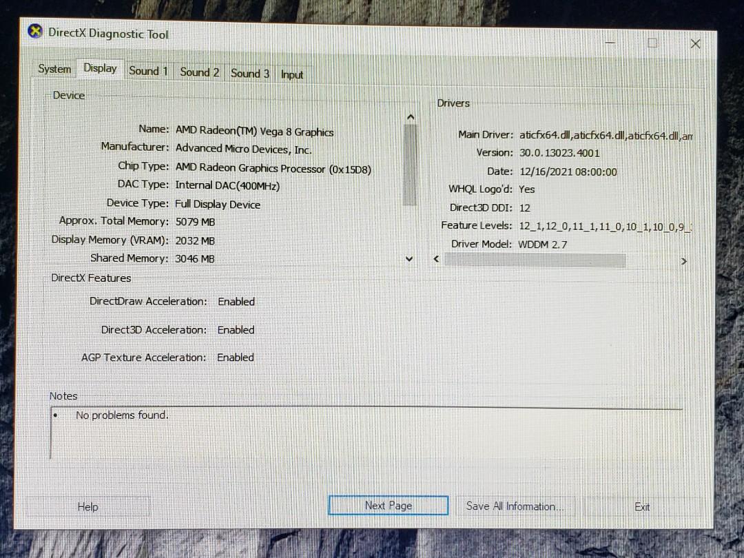 Ryzen 3 3200g clearance directx