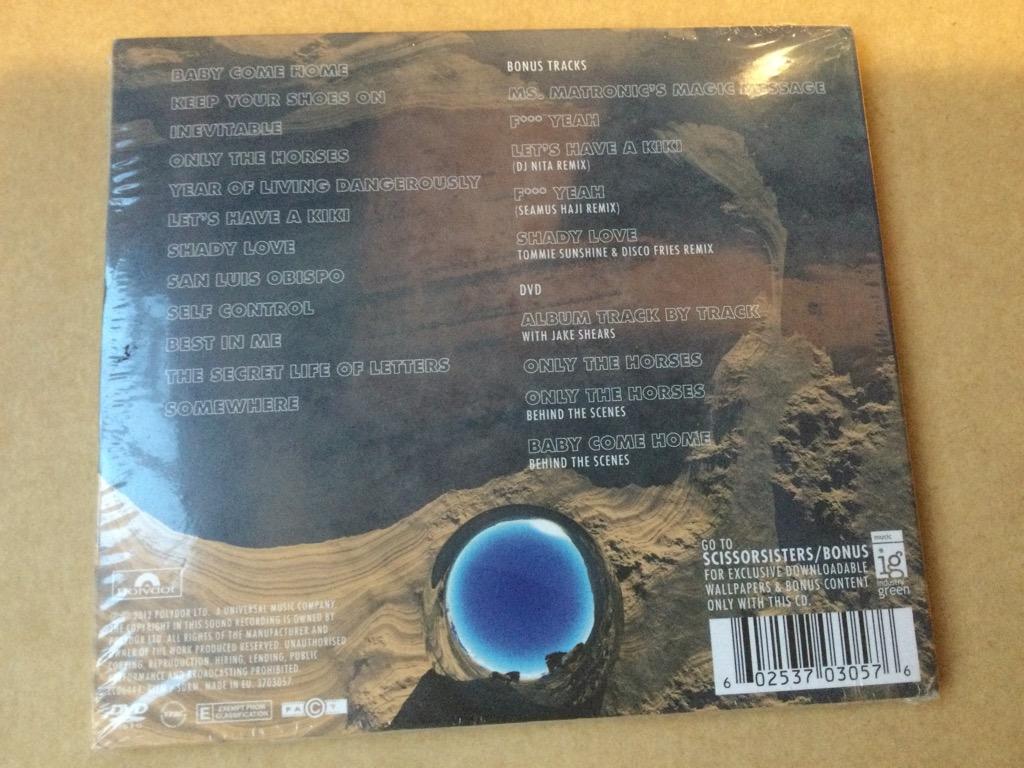 Scissor Sisters "Magic Hour" CD+DVD 全新 Electropop DancePop House, 興趣及