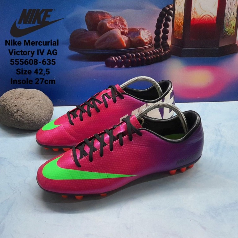 Sepatu Bola Nike Mercurial Victory IV AG 555608 635 Size 42 5