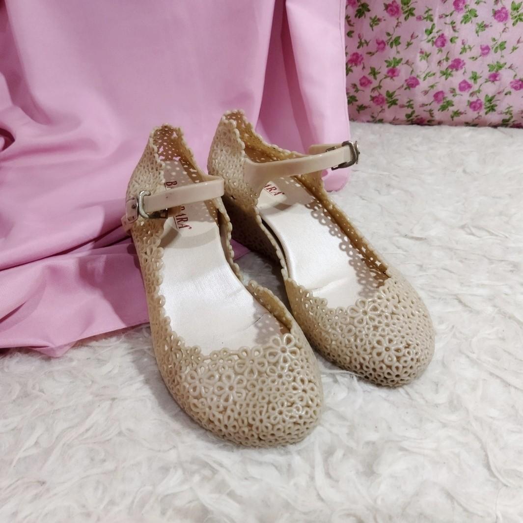 Sepatu Wedges Jelly Wanita Fesyen Wanita Sepatu di Carousell