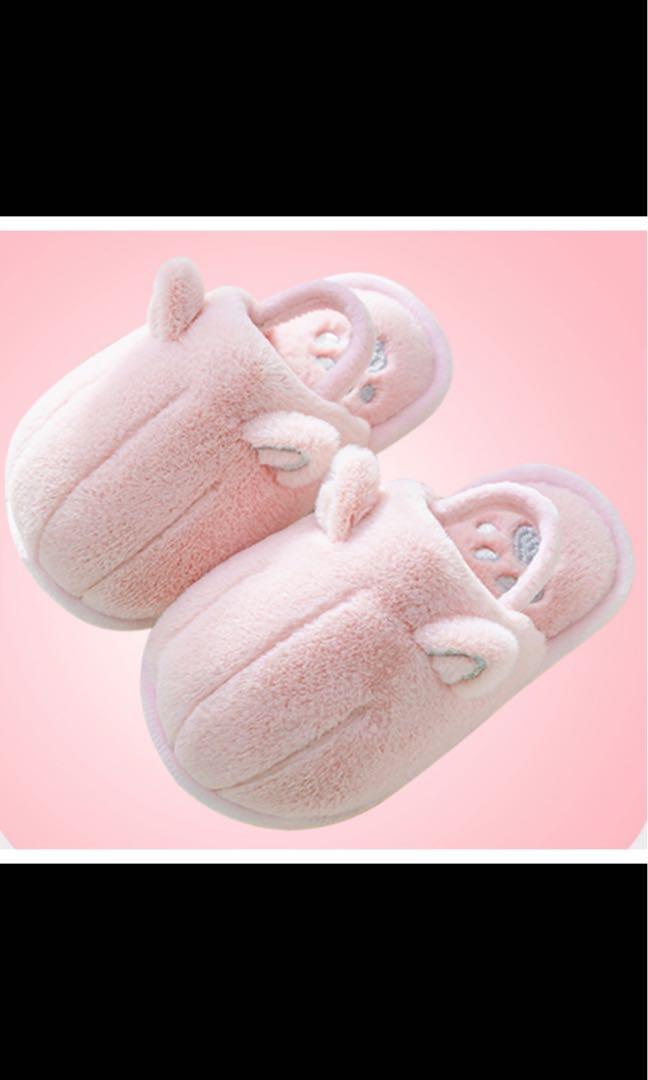 SG INSTOC Mother and Daughter Cute Matching Cat Bedroom Slippers