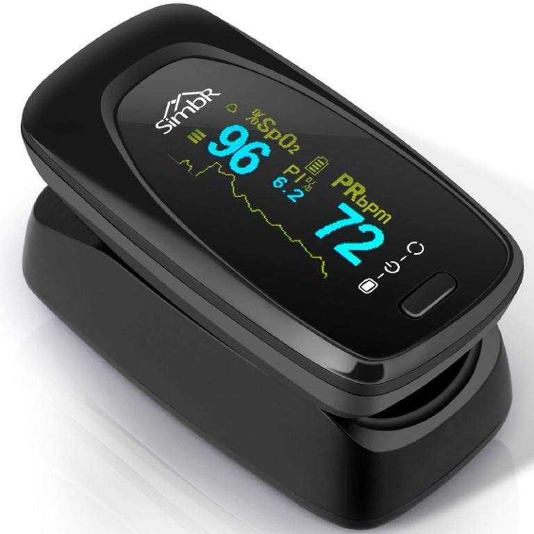 SIMBR Pulse Oximeter Blood Oxygen Monitor Finger for Adult and Child