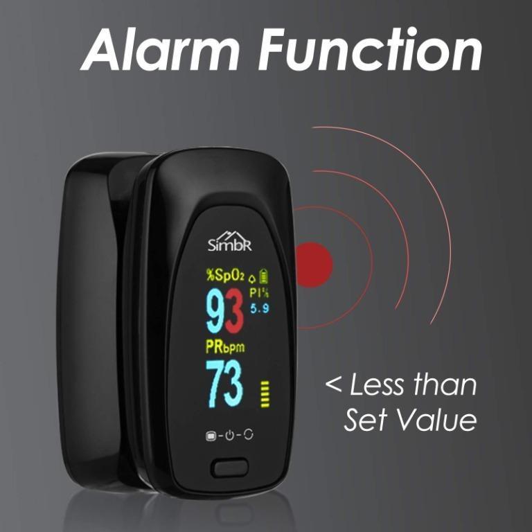 SIMBR Pulse Oximeter Blood Oxygen Monitor Finger for Adult and Child