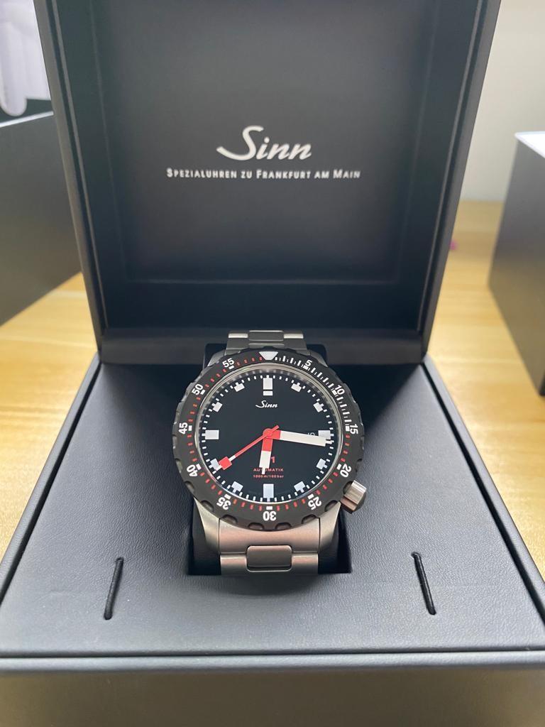 SINN U1 Submarine Steel 44mm Automatic Diver s Watch Steel