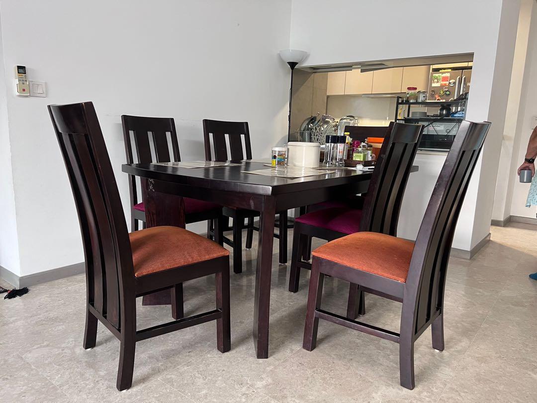 Solid Teak wood Dining set, Furniture & Home Living ...