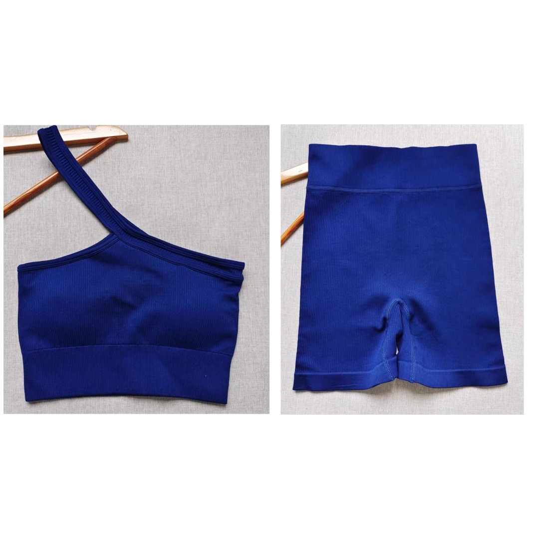 Sports bra and shorts, Women's Fashion, Activewear on Carousell