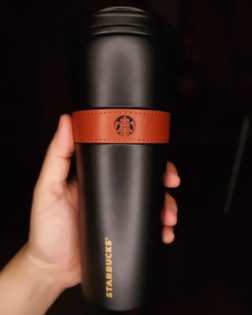 Starbucks black thermos online cup
