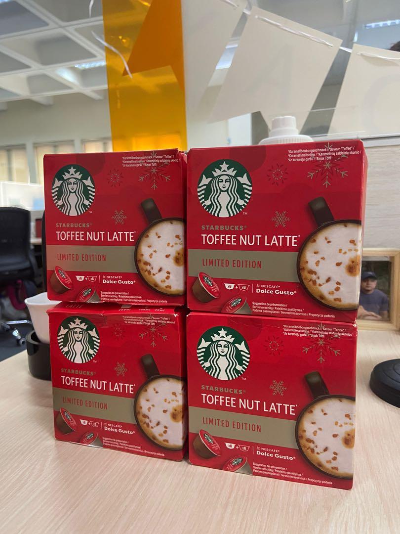 Starbucks Toffee Nut Latte Coffee Pods Limited Edition, Food & Drinks