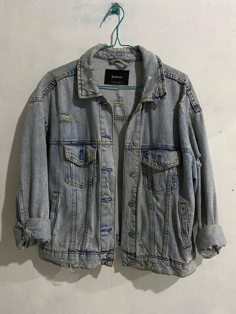 Jaket jeans stradivarius outlet