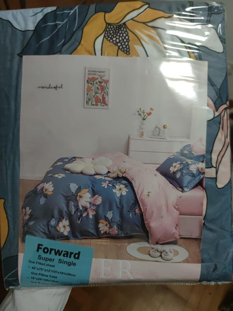 Super Single Fitted Bedsheet, Furniture & Home Living, Furniture, Bed