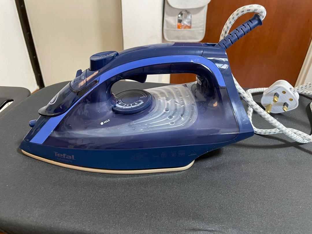 Tefal Linen Care Steam Iron FV1848 w JVD Prestige Ironing Board