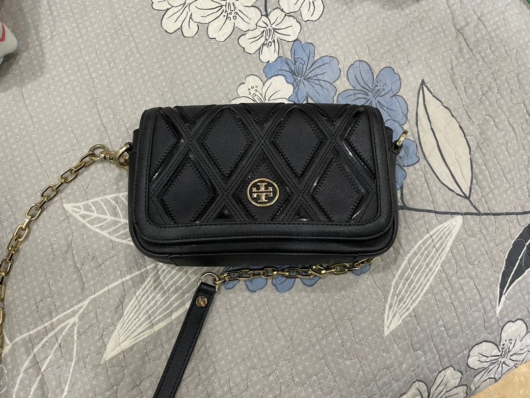 Tory Burch Robinson Patchwork, Luxury, Bags & Wallets on Carousell