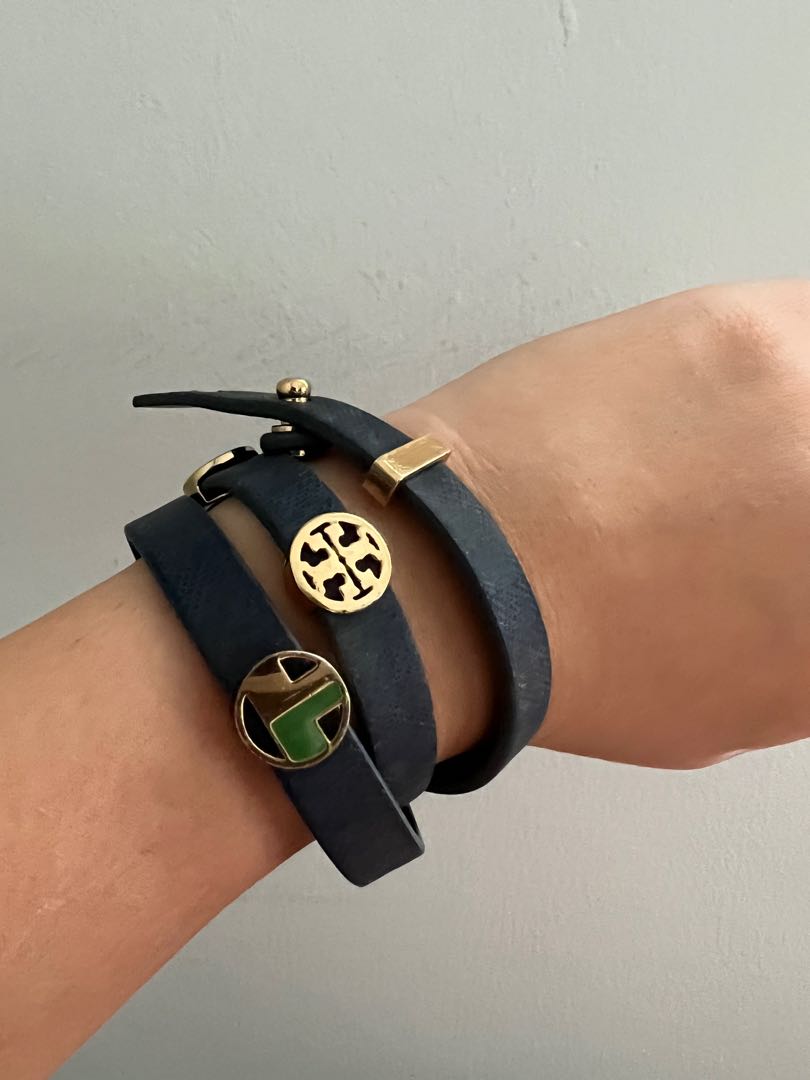Tory Burch Wrap Bracelet Leather Authentic Women s Fashion Jewelry Organisers Bracelets on Carousell