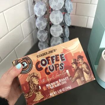 Trader Joe's coffee pods Keurig 12s, TV 
