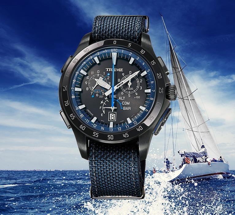 Seiko Epson - Trume M Collection TR-MB7011 Chronograph Navy GPS ...
