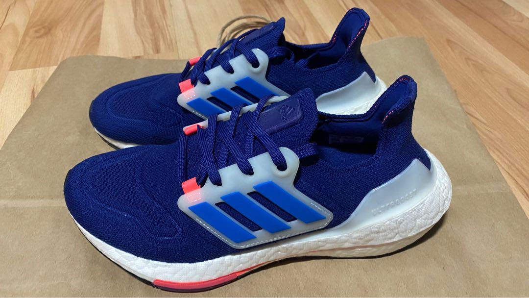 adidas boost red white blue