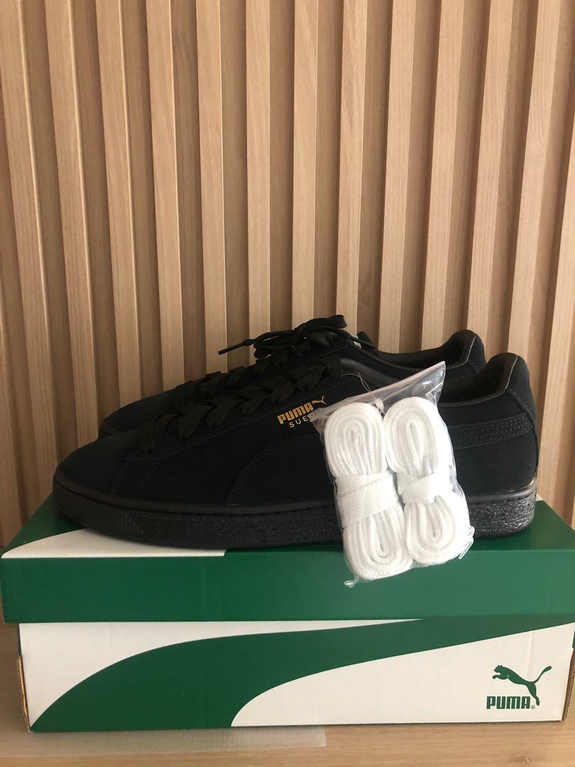 Under retail US9.5 Puma suede classic triple black Men s
