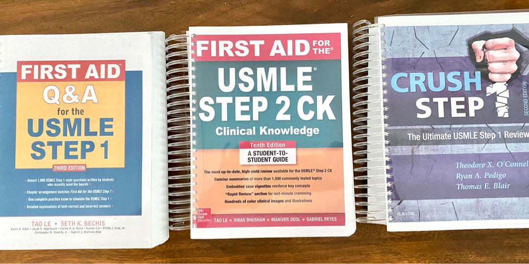 USMLE First Aid, STEP 2 CK, Crush Step1, Health & Nutrition, Medical