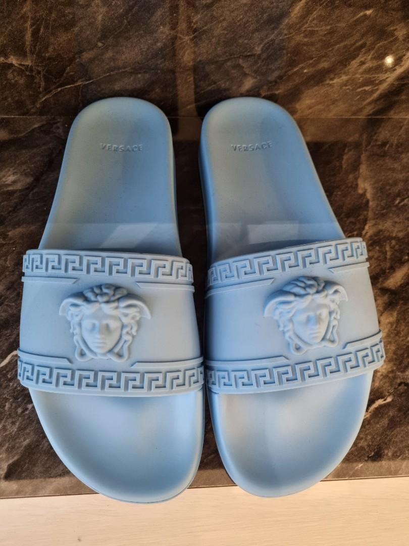 Navy blue versace best sale slides
