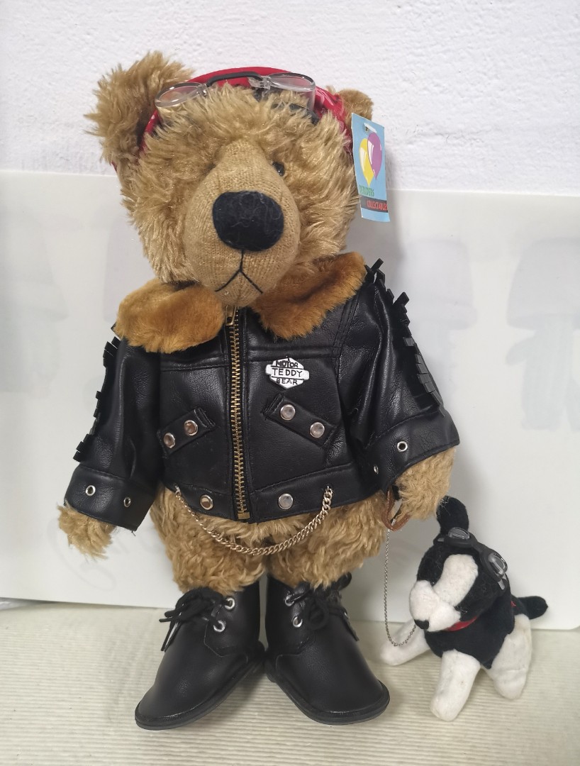 Leather Biker Teddy Bear