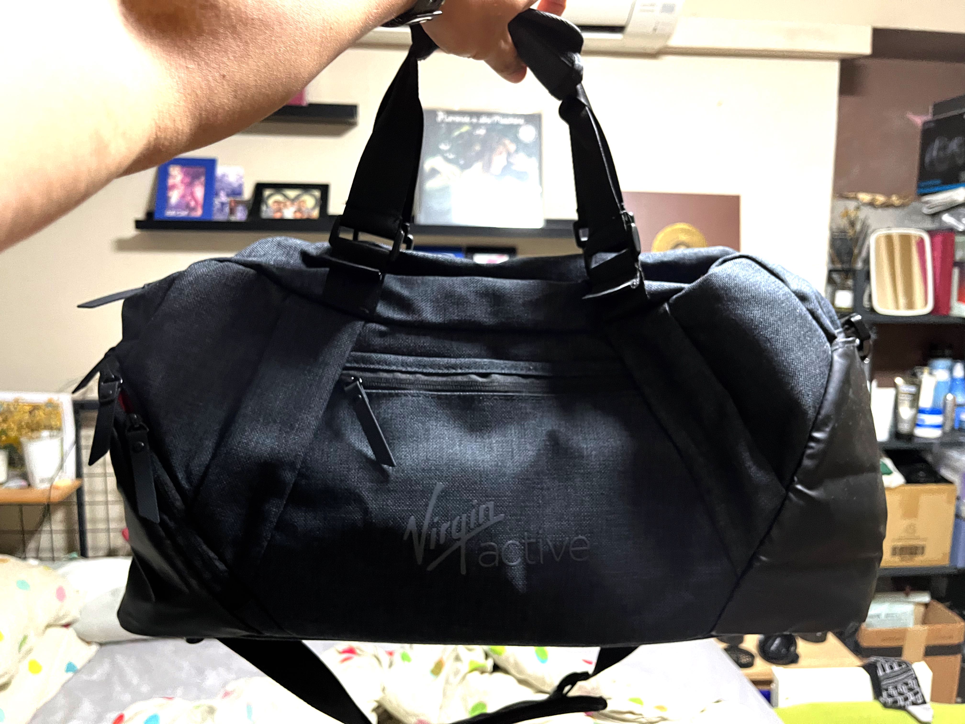 Virgin Active Gym Bag with Shoe Compartment, Men's Fashion, Bags, Sling