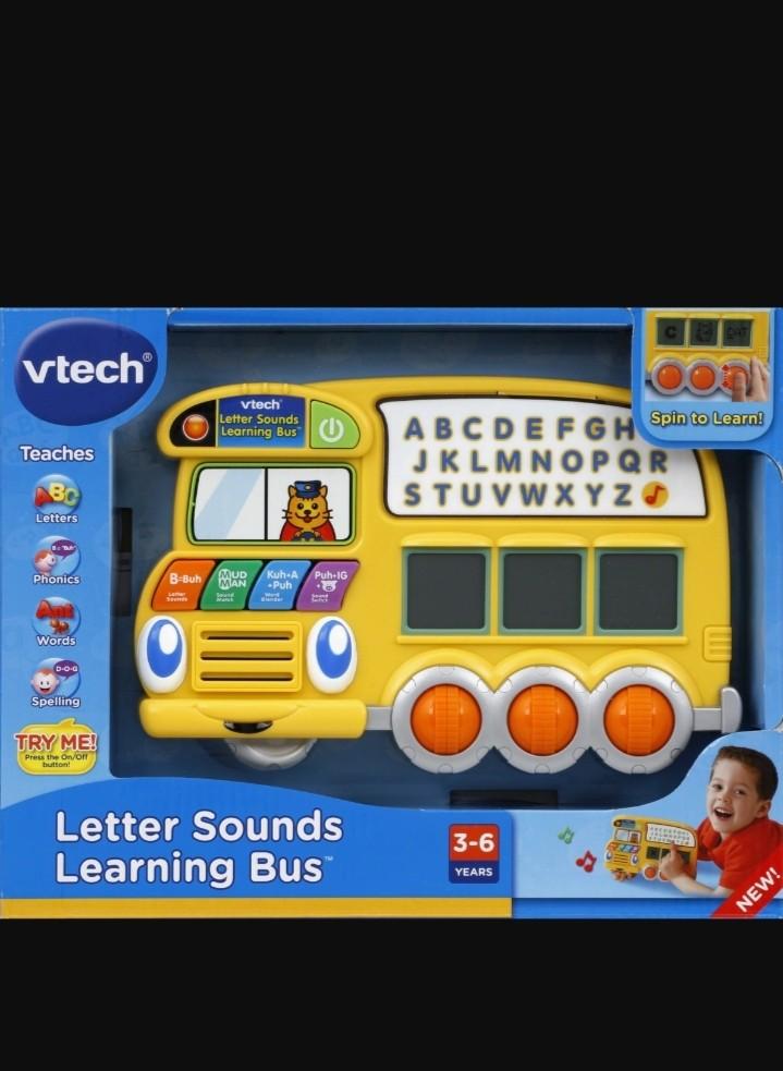 Vtech letter sounds best sale learning bus