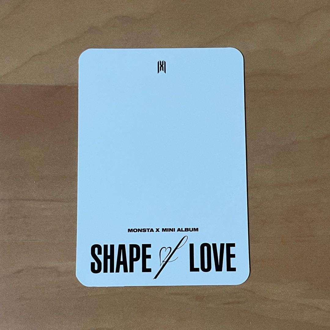 WTT MONSTA X Shape Of Love Special version photocard, Hobbies & Toys,  Collectibles & Memorabilia, K-Wave on Carousell