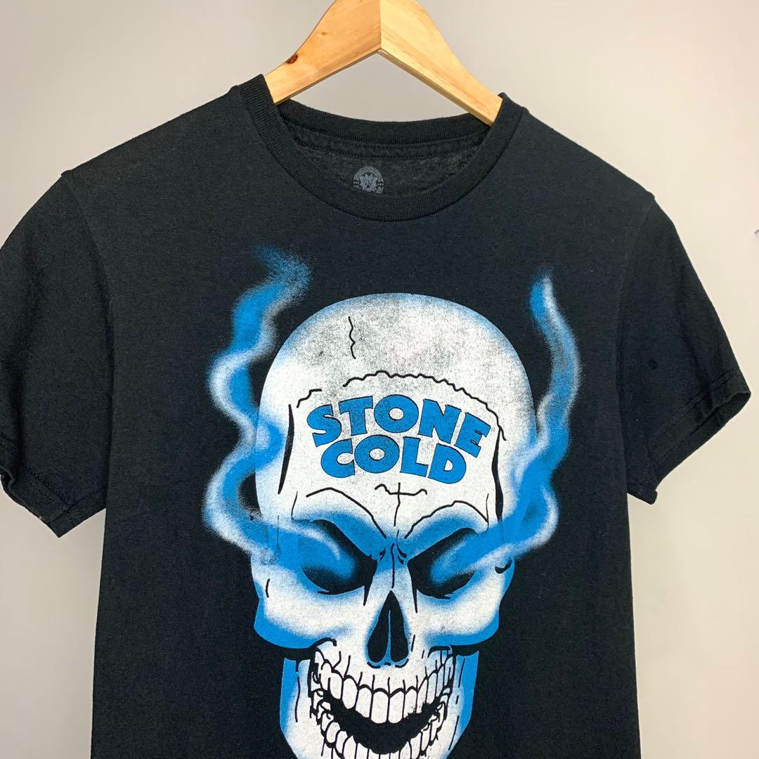 WWE Stone Cold skull shirt, Men's Fashion, Tops & Sets, Tshirts & Polo ...