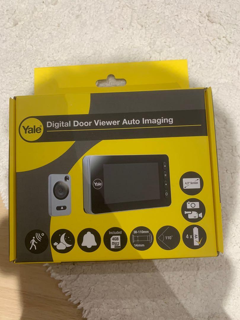 Yale Motion Digital Door Viewer DDV3, Furniture & Home Living, Security