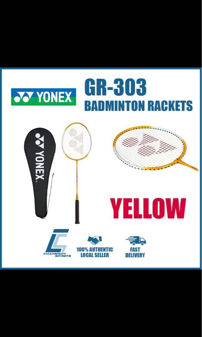 Yonex GR303 Badminton Racket (Available 5 Colors) Free Racket Bag
