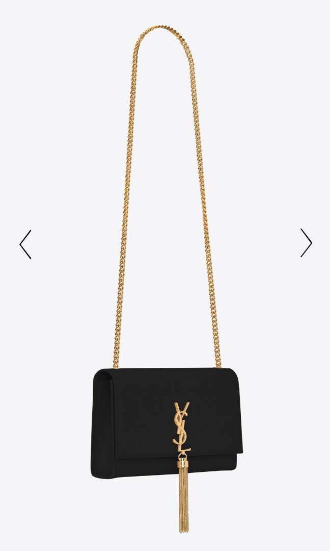 YSL Saint Laurent Kate Medium Chain Bag with Tassel
