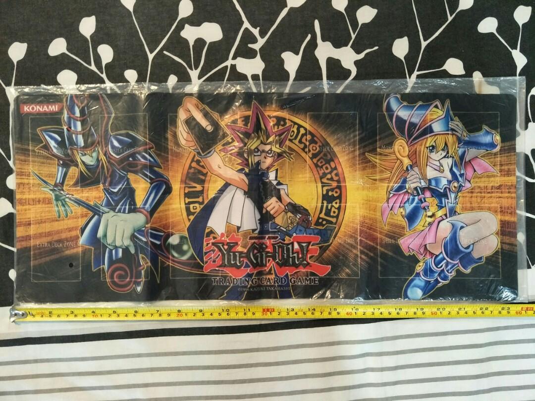 YuGiOh! TCG Playmat Dark Magician Girl & Yami Yugi, Hobbies & Toys, Toys & Games on Carousell