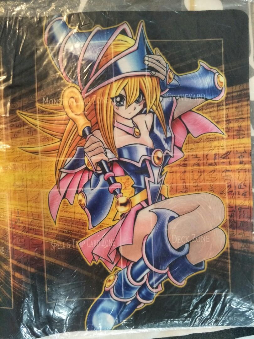 YuGiOh! TCG Playmat Dark Magician Girl & Yami Yugi, Hobbies & Toys, Toys & Games on Carousell